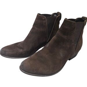 Steve Madden Neoma Booties Size 7.5 Brown Suede Leather